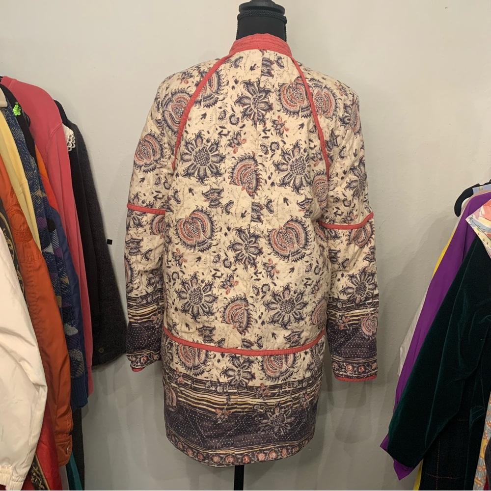 Floral Patterned Women's Jacket - image 7